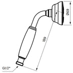 Tapwell Classic ZDOC030 Dusjhode