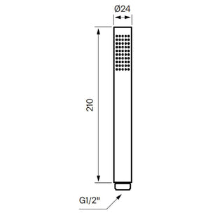 Tapwell ZDOC067 CR Brillo Dusjhode