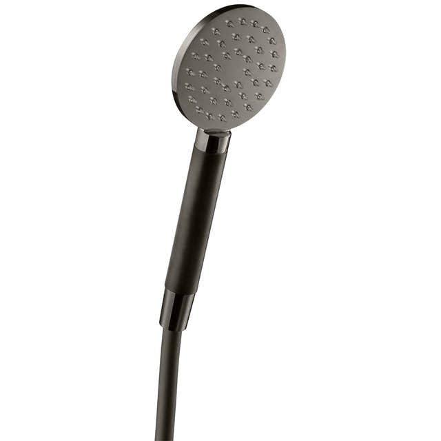 Tapwell ZDOC095 Dusjhode i metall Black chrome Tapwell Dusjhode TA-9422855