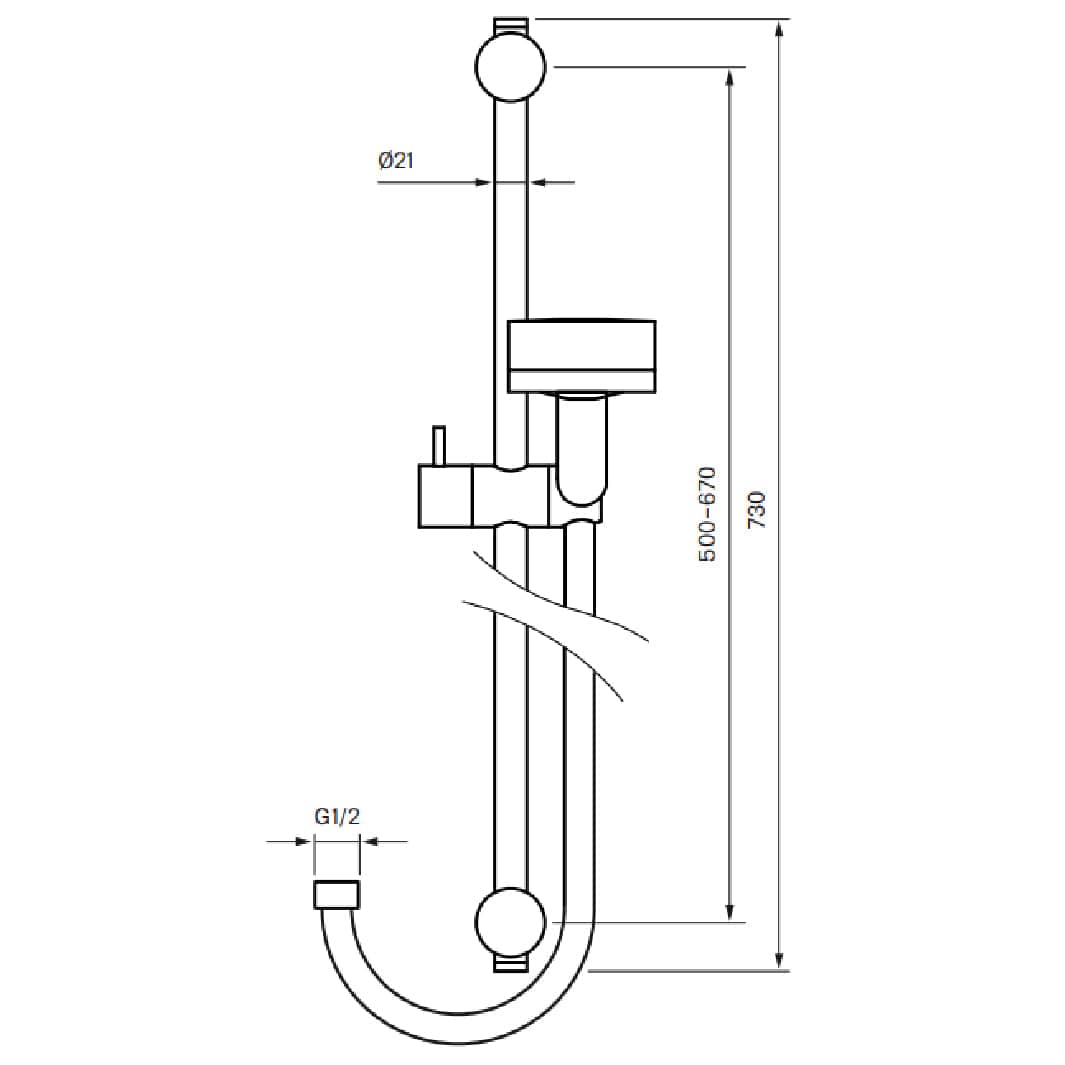 Tapwell ZSAL105 CR Majorca Dusjsett Krom Tapwell Dusjsett TA-8197756