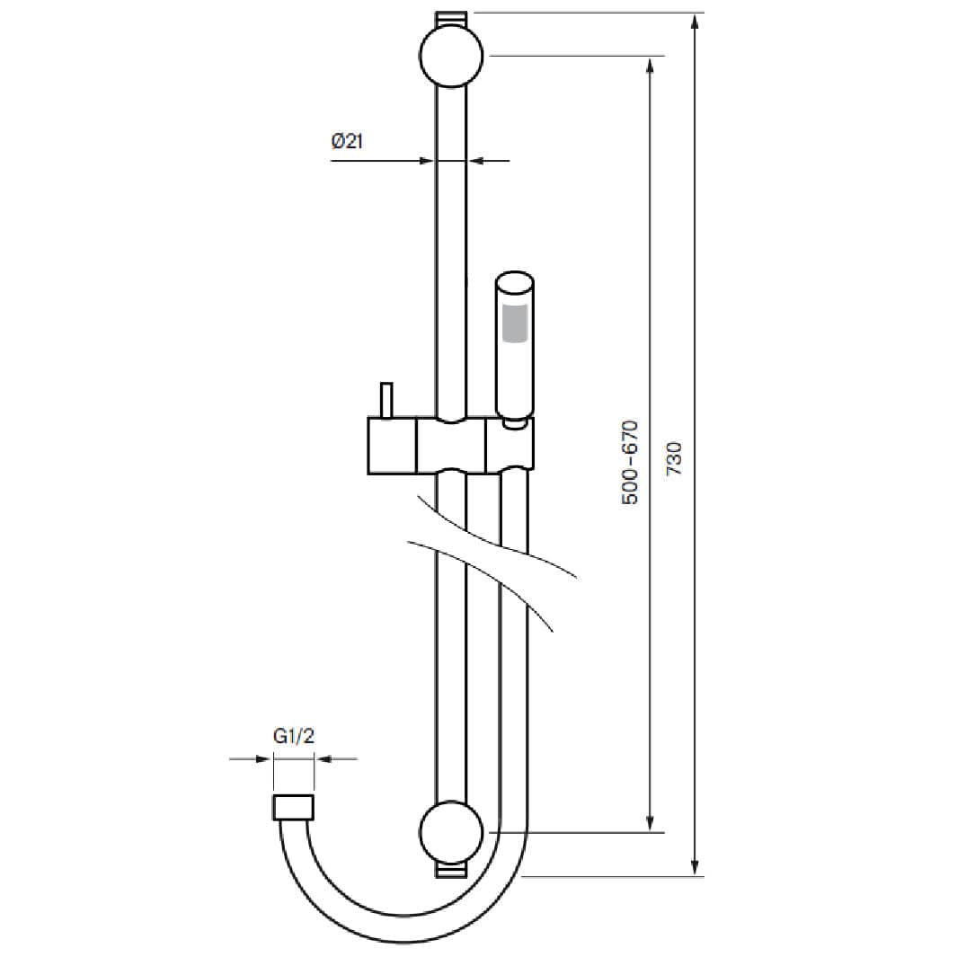 Tapwell ZSAL109 CR Jet Dusjsett Krom Tapwell Dusjsett TA-8191060