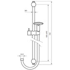 Tapwell ZSAL118 CR Prestige Dusjsett