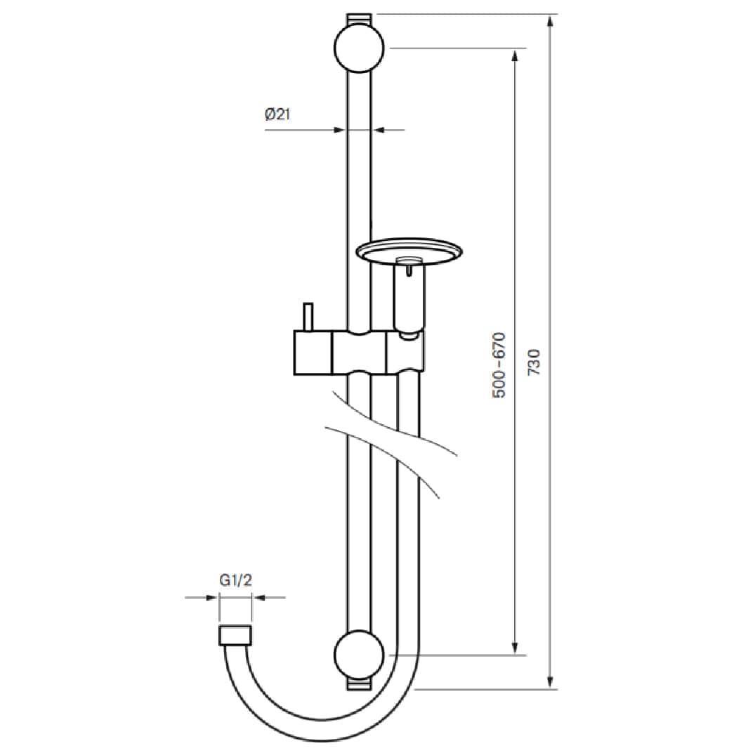 Tapwell ZSAL118 CR Prestige Dusjsett Krom Tapwell Dusjsett TA-8191061