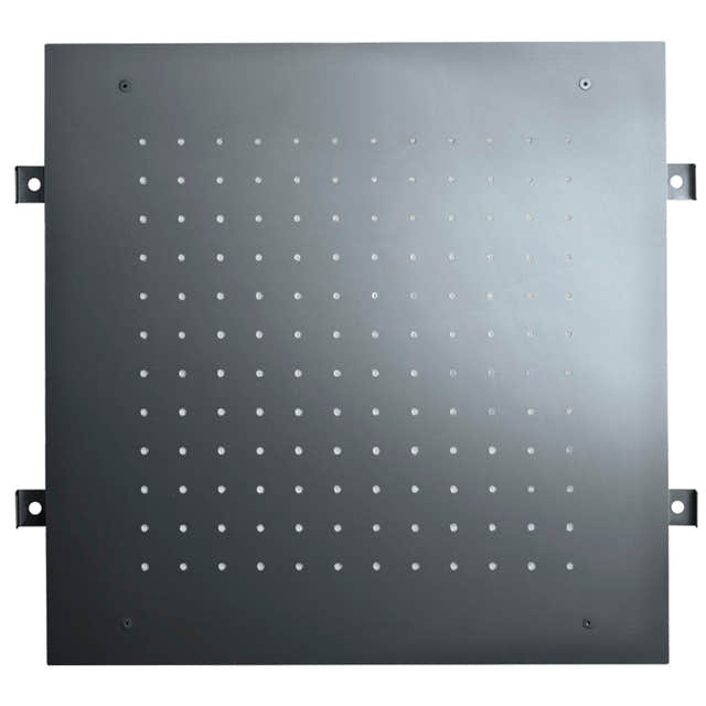Tapwell ZSOF094 Taksil 430x430mm for innfelling i tak Black chrome Tapwell Dusjtilbehør TA-9423008