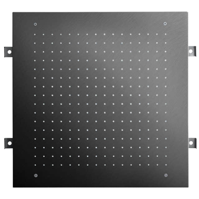 Tapwell ZSOF095 Taksil 500x500mm for innfelling i tak Brushed black chrome Tapwell Dusjtilbehør TA-9423021