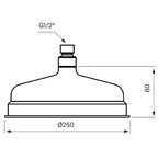Tapwell Classic ZSOF250 Taksil Ø250mm