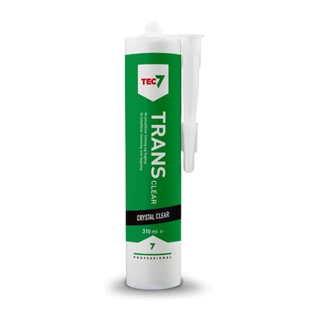 Tec7 Trans Clear/Inox Fugemasse Krystallklar Tec7 Silikon og lim AH-326667