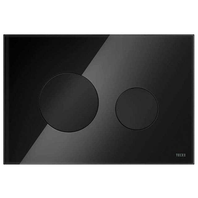 TECEloop Betjeningsplate Glass Svart glass / Svart Tece Betjeningsplate og trykknapper TE-6122228
