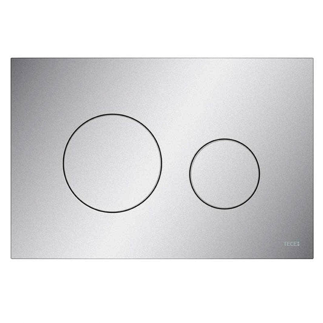 TECEloop Betjeningsplate Matt krom / Matt krom Tece Betjeningsplate og trykknapper TE-6122258