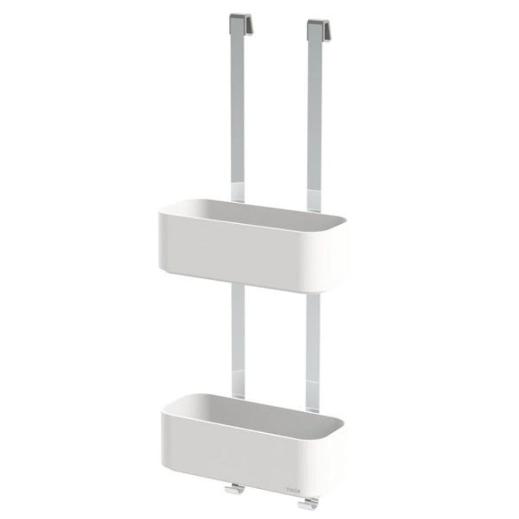 Tiger 2-Store Shower Caddy dusjkurv  Hvit matt Tiger Dusjhylle CO-1500210146