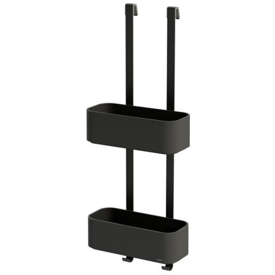 Tiger 2-Store Shower Caddy dusjkurv  Svart matt Tiger Dusjhylle CO-1500210746