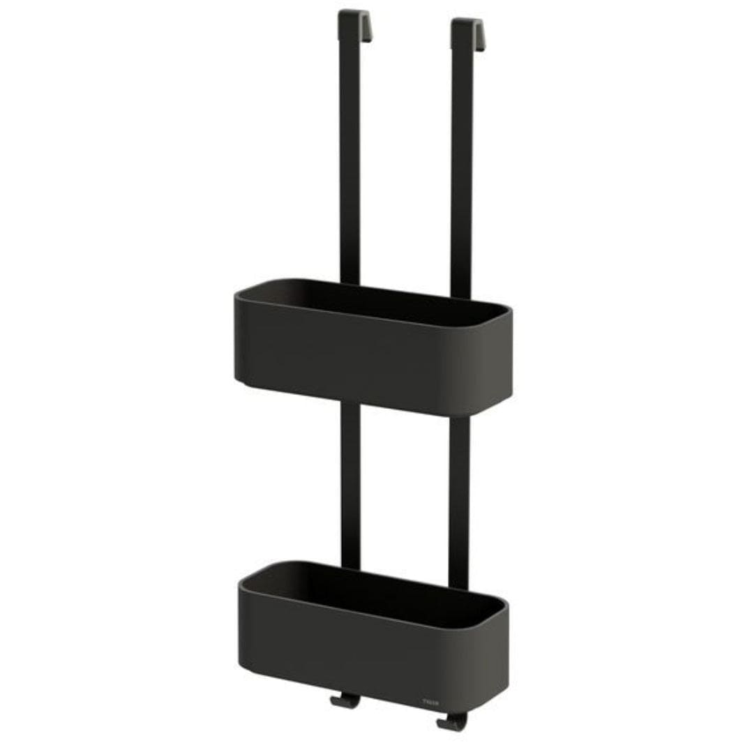 Tiger 2-Store Shower Caddy dusjkurv  Svart matt Tiger Dusjhylle CO-1500210746