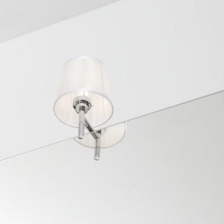 OUTLET: Tiger Castor lampe med skjerm Ø15cm krom 3000K