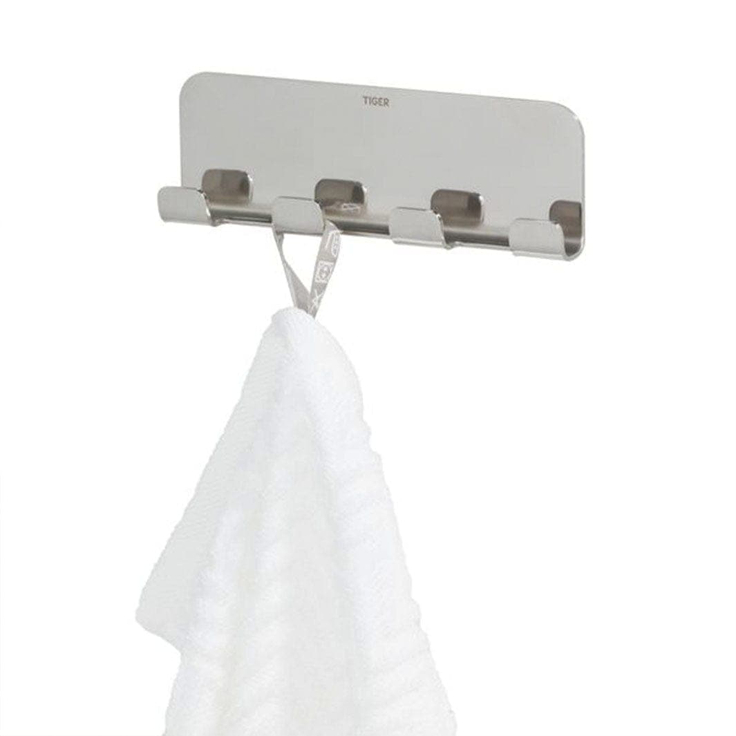 Tiger Colar krokrekke blankpolert Krom Tiger Knagger CO-T314733