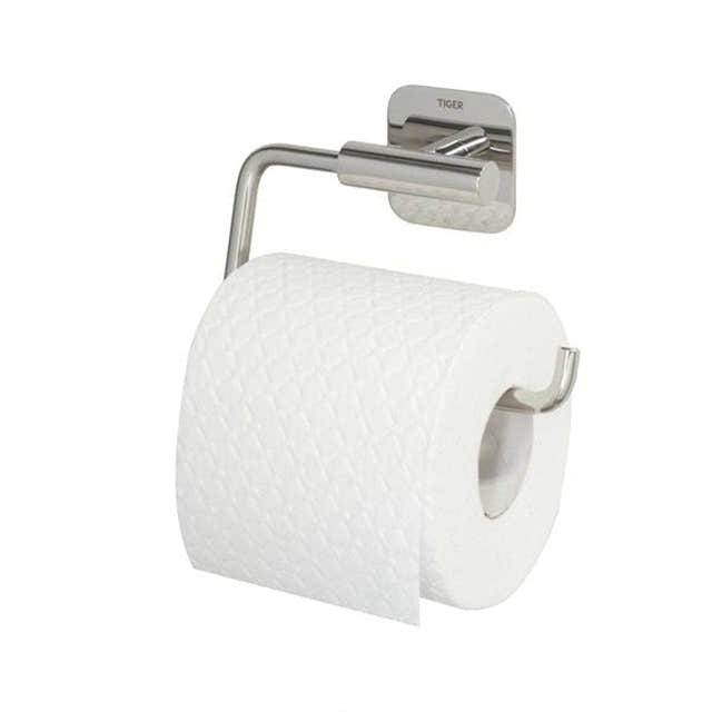Tiger Colar toalettrullholder blankpolert Krom Tiger Toalettrullholder CO-T314033