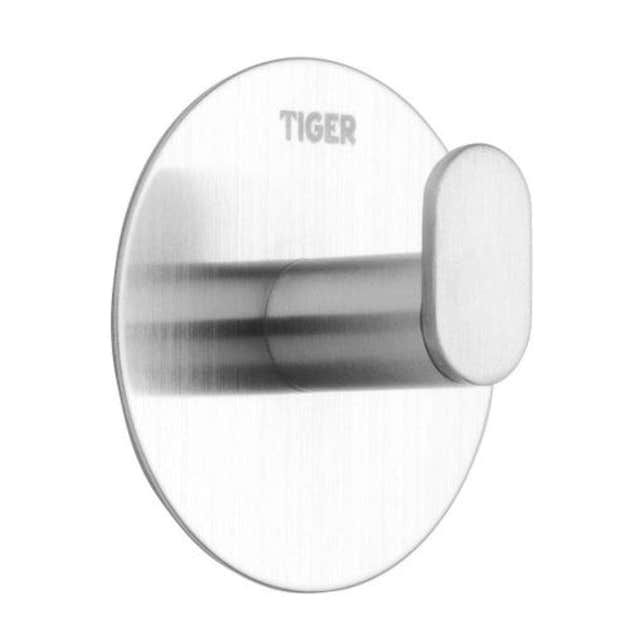 Tiger Pull krok selvklebende matt børstet Matt krom Tiger Knagger CO-T164732