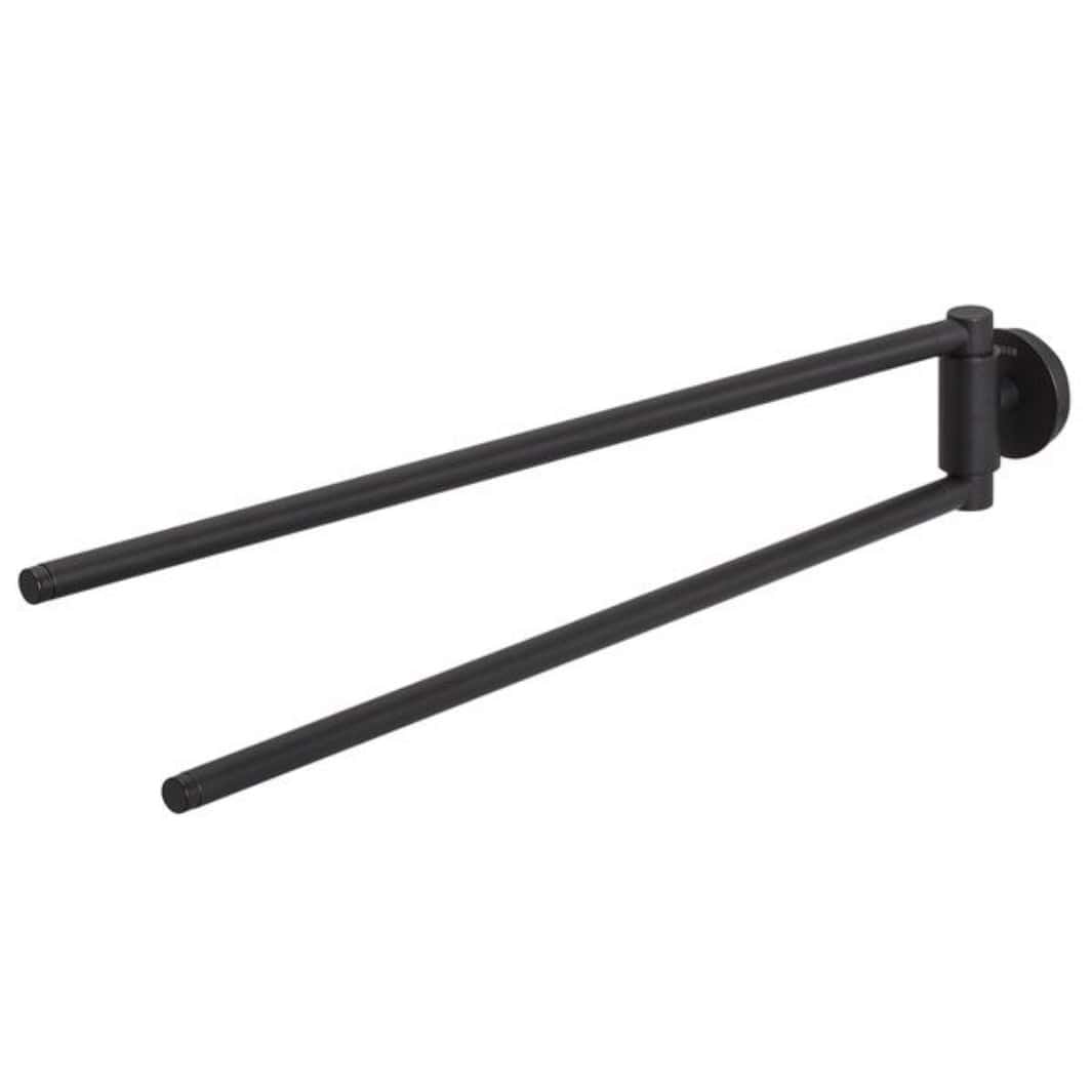 Tiger Urban håndklestang svingbar 45 matt sort Svart matt Tiger Håndkleholder CO-1316330746