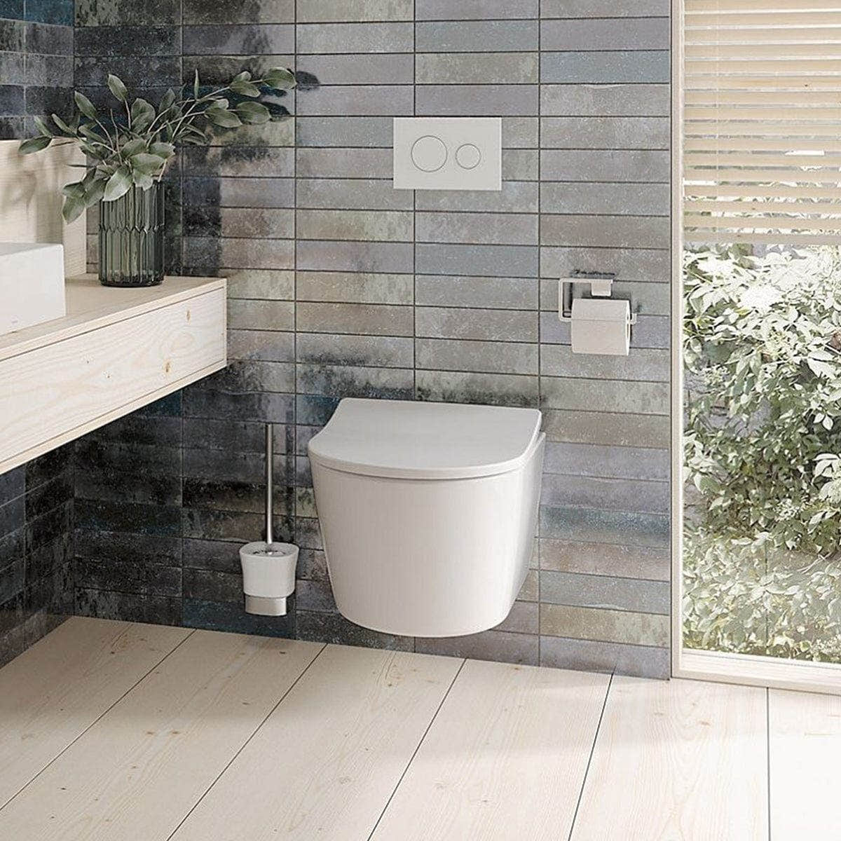 Toto RP Compact Toalettsete hvit - Soft-close Hvit Toto Toalettsete KO-TC613G