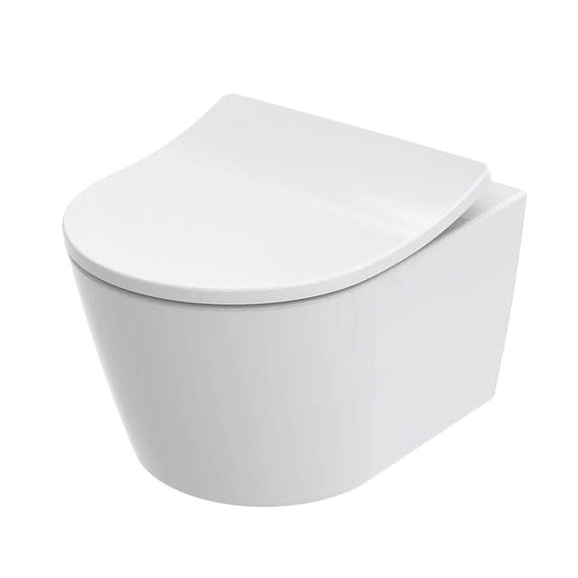 Toto RP Compact Veggskål Rimless u/sete - vegghengt toalett Hvit Toto Vegghengt toalett KO-CW554Y
