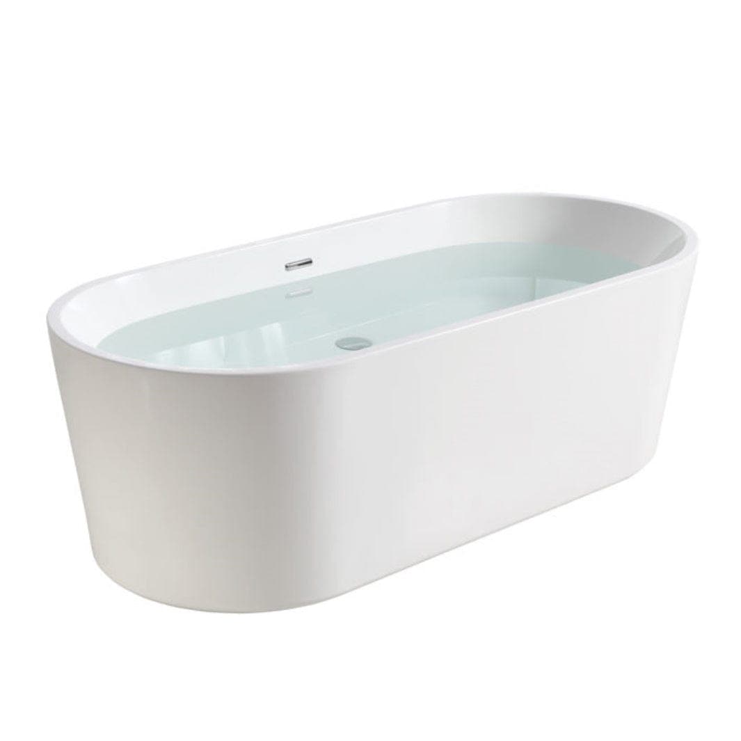 VikingBad Badekar Ellipse 177 Hvit / 177cm VikingBad Frittstående badekar VB-108250