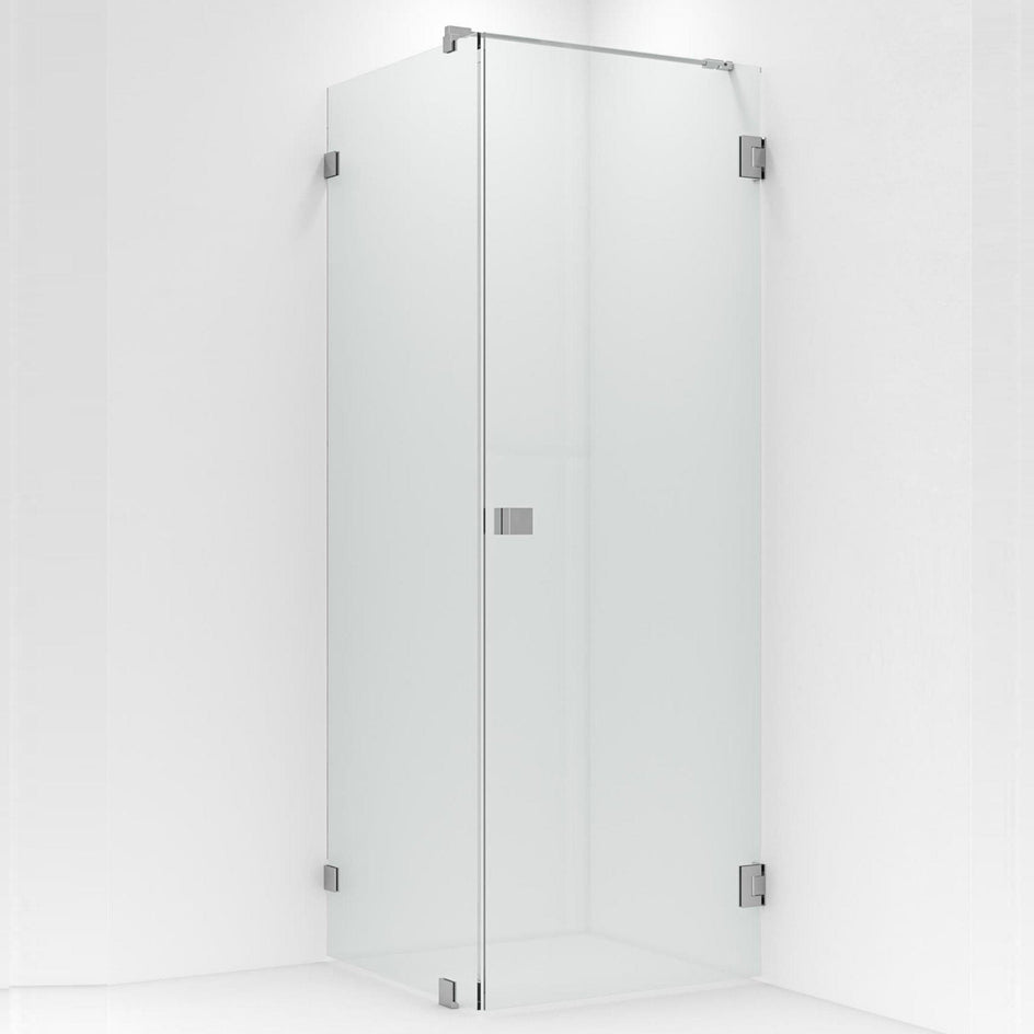 VikingBad Emil Glassfelt H200cm - inkl. støttestag, veggfeste og gulvfeste VikingBad Dusjvegg