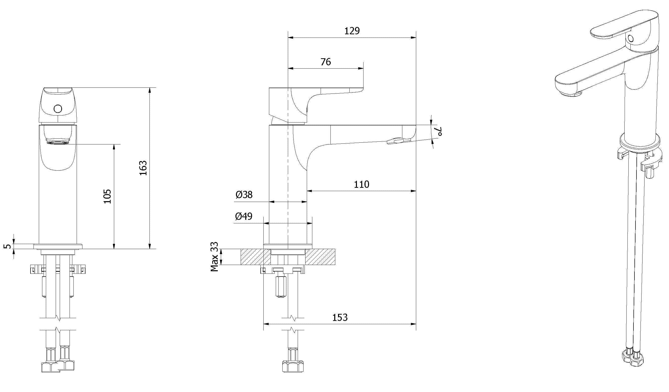 VikingBad Fryd Servantbatteri VikingBad Servantbatteri
