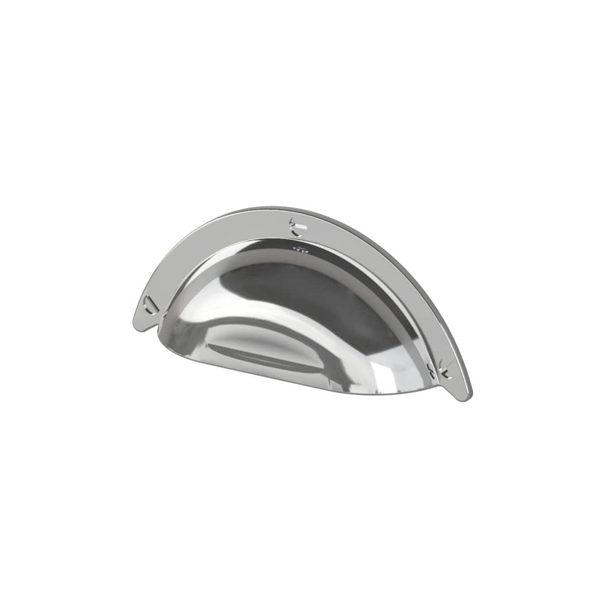 VikingBad Håndtak Skål Universal - B95xH38xD18mm Krom VikingBad Knotter og håndtak VB-009603-01