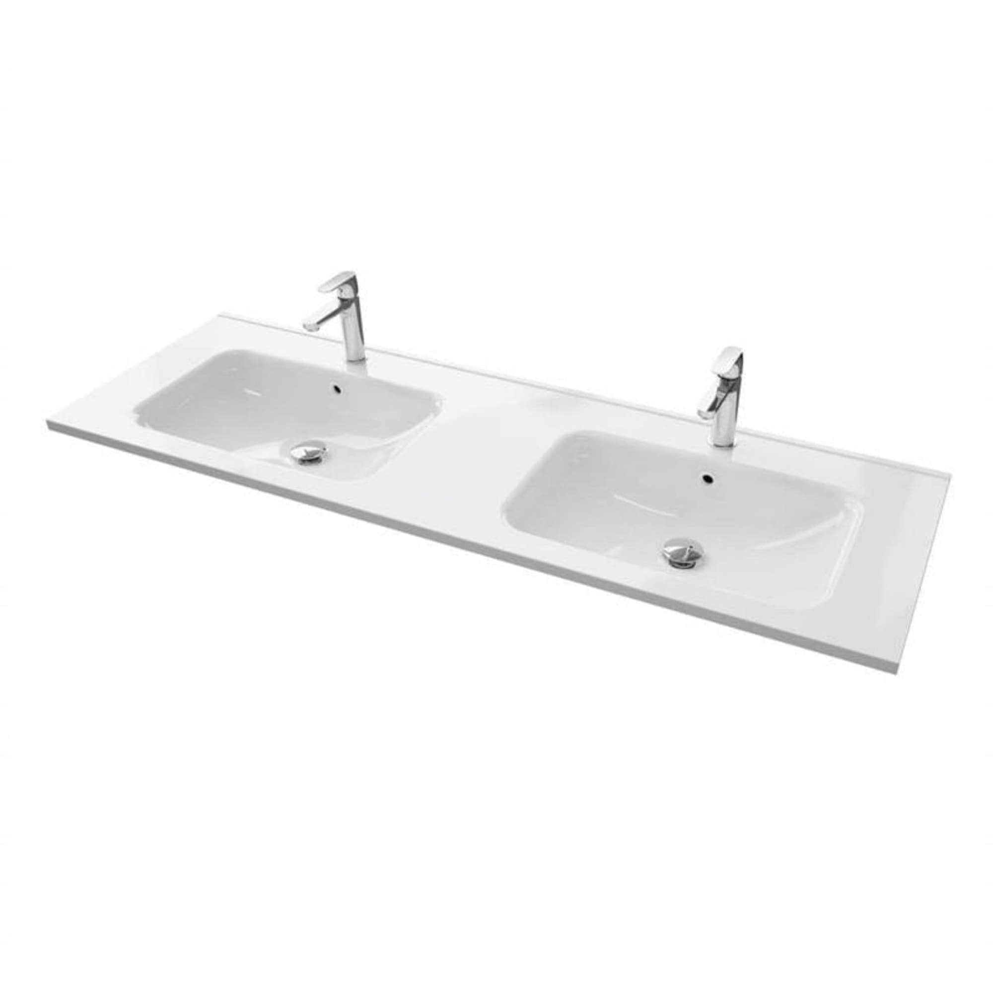 VikingBad IDA D46 Thin Møbelservant B60-180cm - H2cm Hvit / 120cm dobbel VikingBad Møbelservant VB-007866