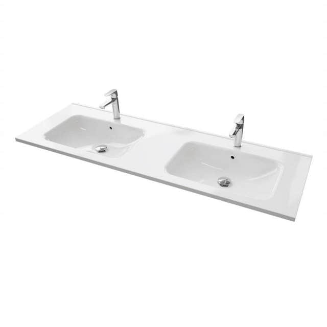 VikingBad IDA D46 Thin Møbelservant B60-180cm - H2cm Hvit / 140cm dobbel VikingBad Møbelservant VB-007869
