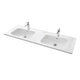 VikingBad IDA D46 Thin Møbelservant B60-180cm - H2cm Hvit / 160cm dobbel VikingBad Møbelservant VB-007788