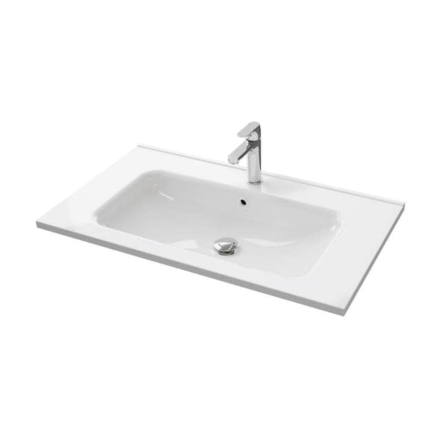 VikingBad IDA D46 Thin Møbelservant B60-180cm - H2cm Hvit / 80cm VikingBad Møbelservant VB-007855