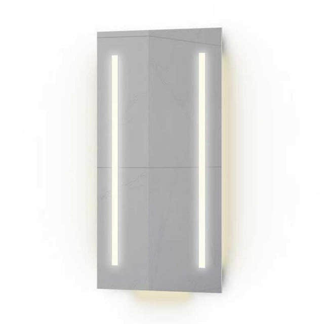 VikingBad Ida Speil m/LED og Stikkontakt 40cm VikingBad Baderomsspeil VB-111533