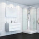 VikingBad Kiev Dusjkabinett Rett H210cm VikingBad Dusjkabinett