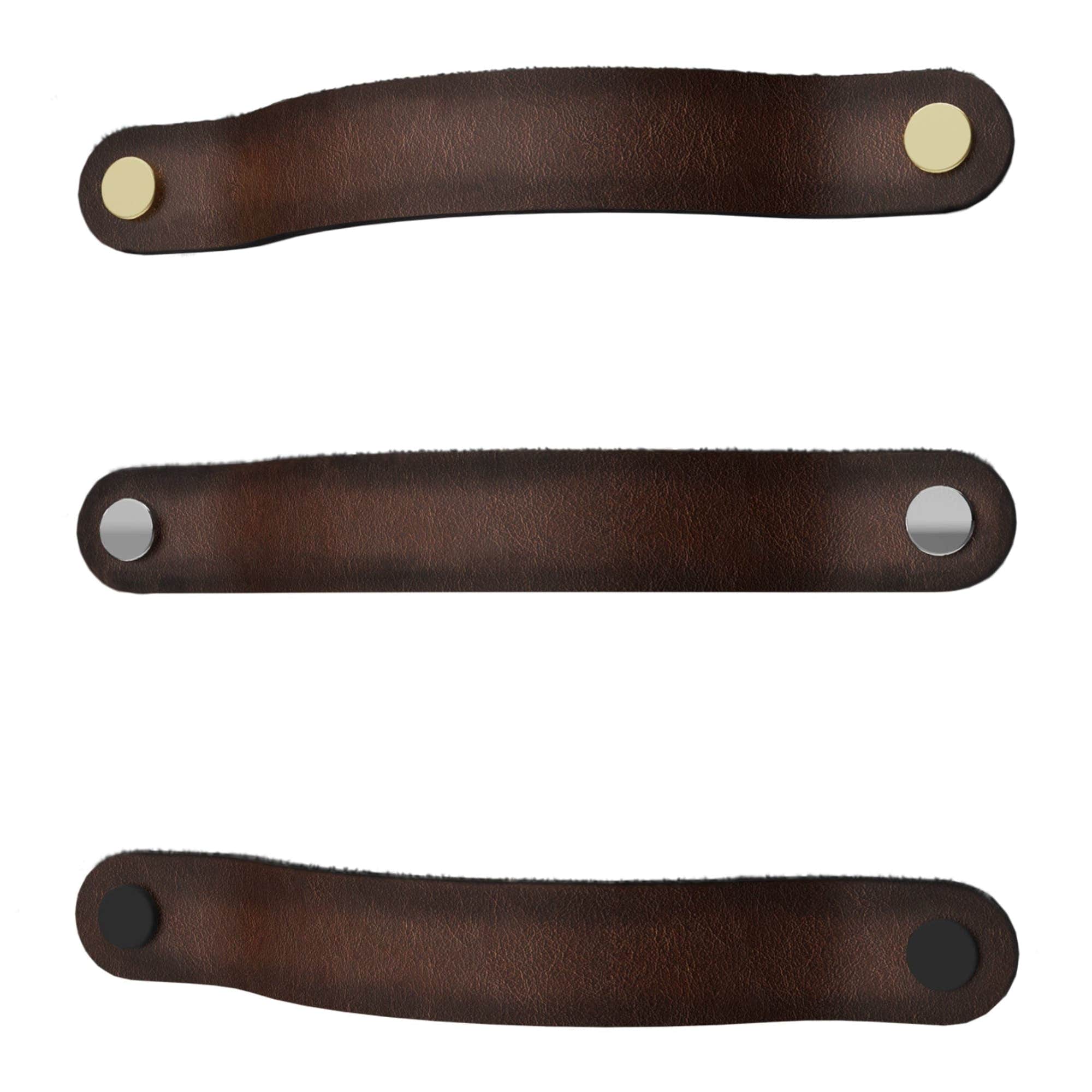 VikingBad Lærstropp Reim L158mm - håndtak i skinn Brun VikingBad Knotter og håndtak VB-009715-01