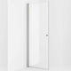 VikingBad Liam Dusjdør Rett H195cm Sølv / 70cm / Klart glass VikingBad Dusjdør VB-001374-01