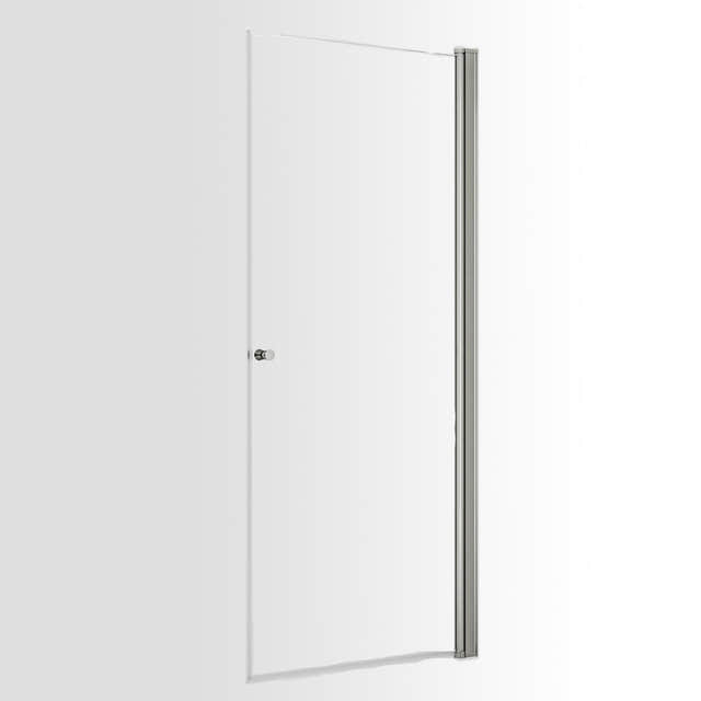 VikingBad MATS Dusjdør Rett H195cm Sølv / 70cm / Laminert glass VikingBad Dusjdør VB-109401