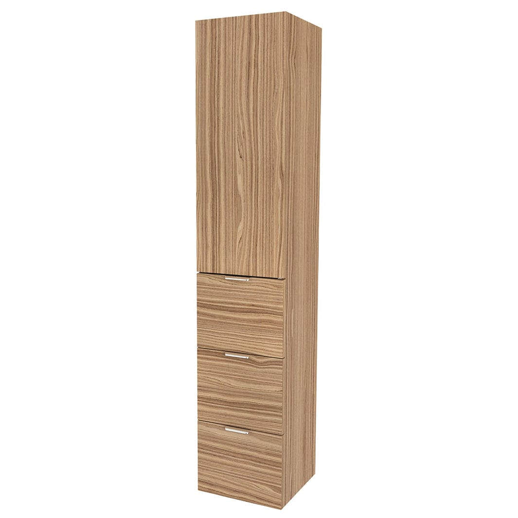 VikingBad MIE STAV H176 3S Høyskap Valnøtt VikingBad Høyskap bad VB-115108