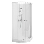 Vikingbad Sofia Dusjkabinett Buet H210cm Hvite Bakvegger