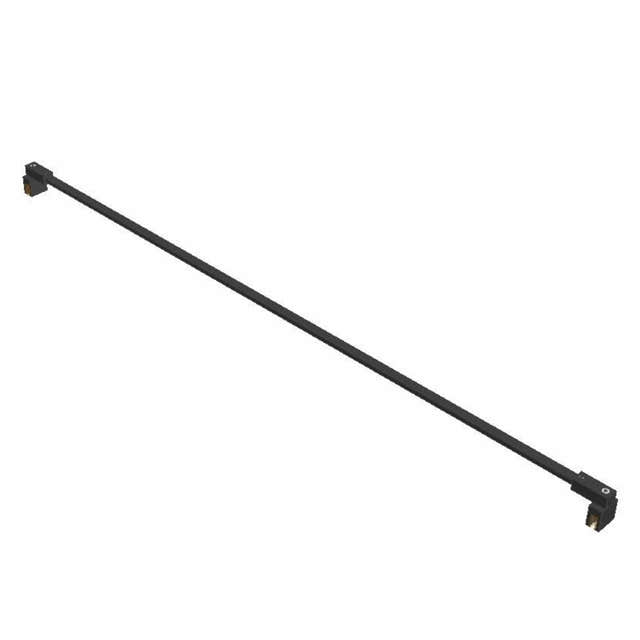 VikingBad Støttestag 6/8mm glass-glass 120cm Svart matt VikingBad Støttestag VB-003850-02