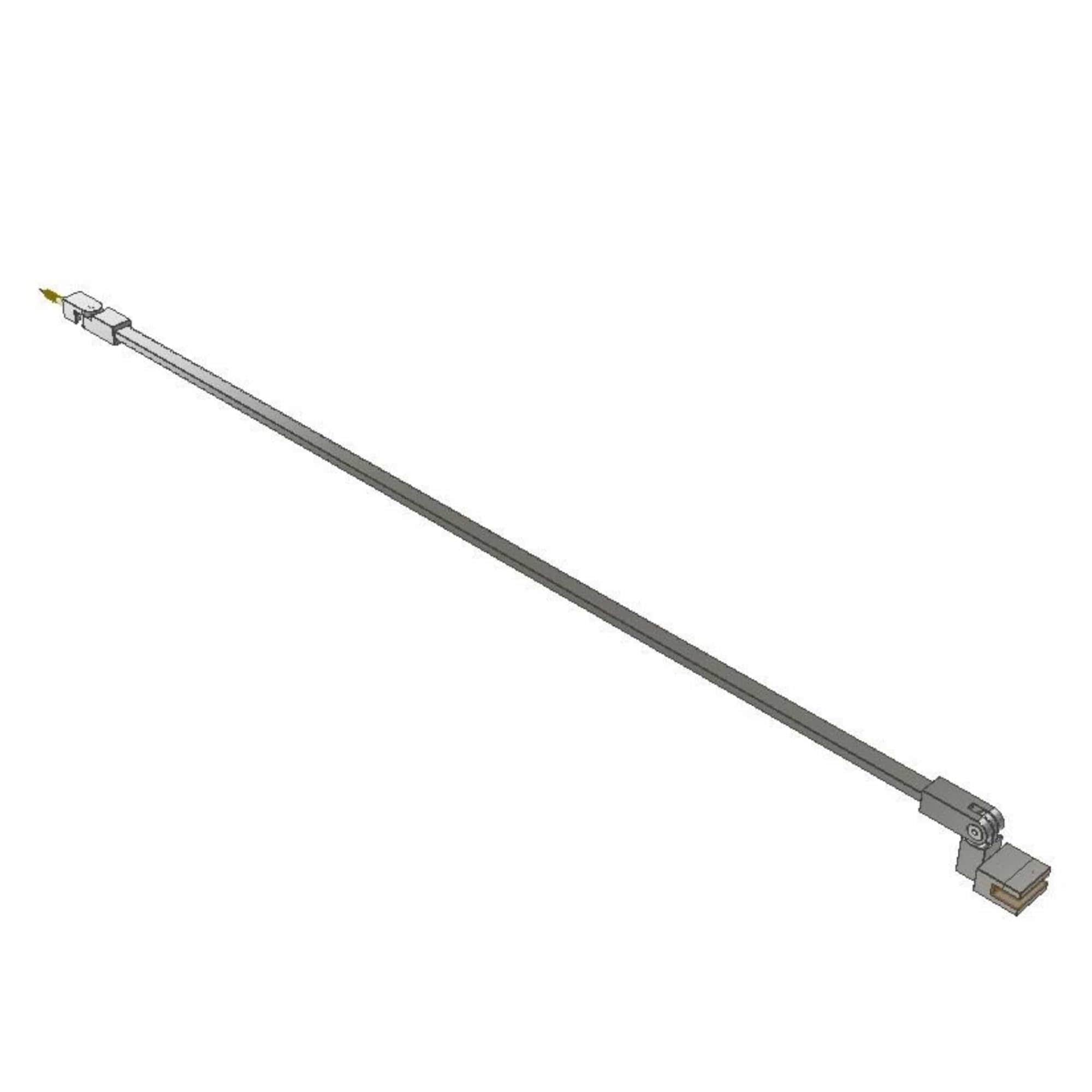VikingBad Støttestag 6/8mm glass-tak 100cm Sølv VikingBad Støttestag VB-003112-01