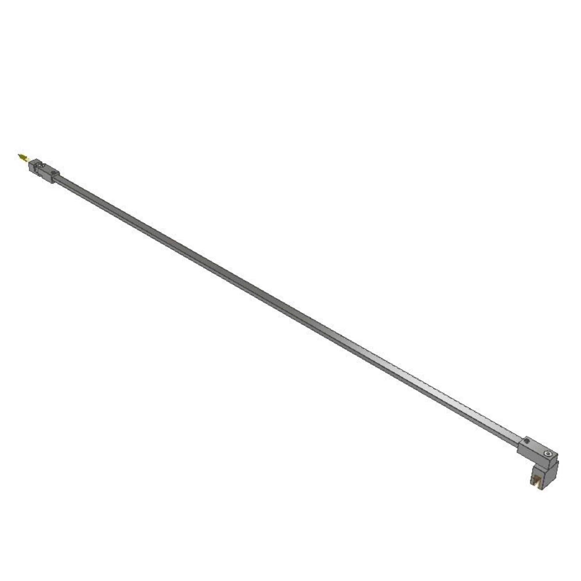 VikingBad Støttestag 6/8mm glass-vegg 120cm Sølv VikingBad Støttestag VB-003848-01