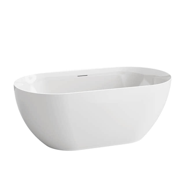 VikingBad Syndle Frittstående Badekar 150 Hvit / 150cm VikingBad Frittstående badekar VB-009609-01
