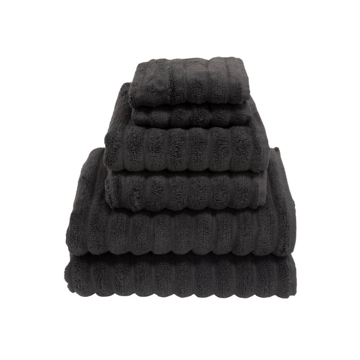VikingBad Ultramyk Dusjhåndkle 70x140cm - 2stk pr pakke Mørk grå VikingBad Håndklær VB-113132