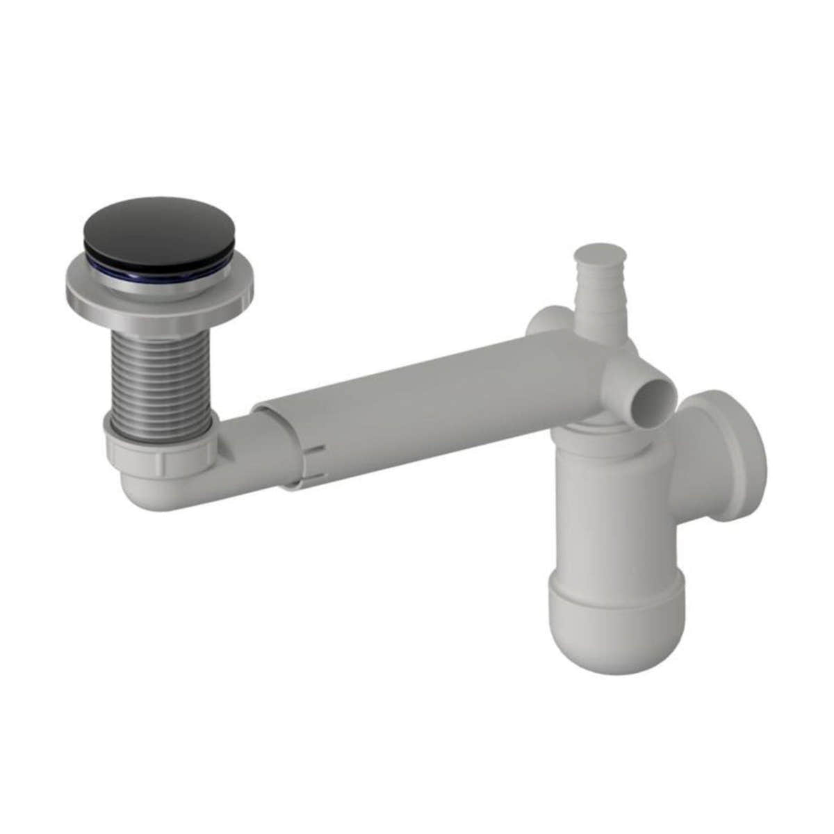 VikingBad Vannlås & Pop-up Ø40/32mm for Benkeplater - PRELOC 420 Svart matt VikingBad Vannlås VB-113576