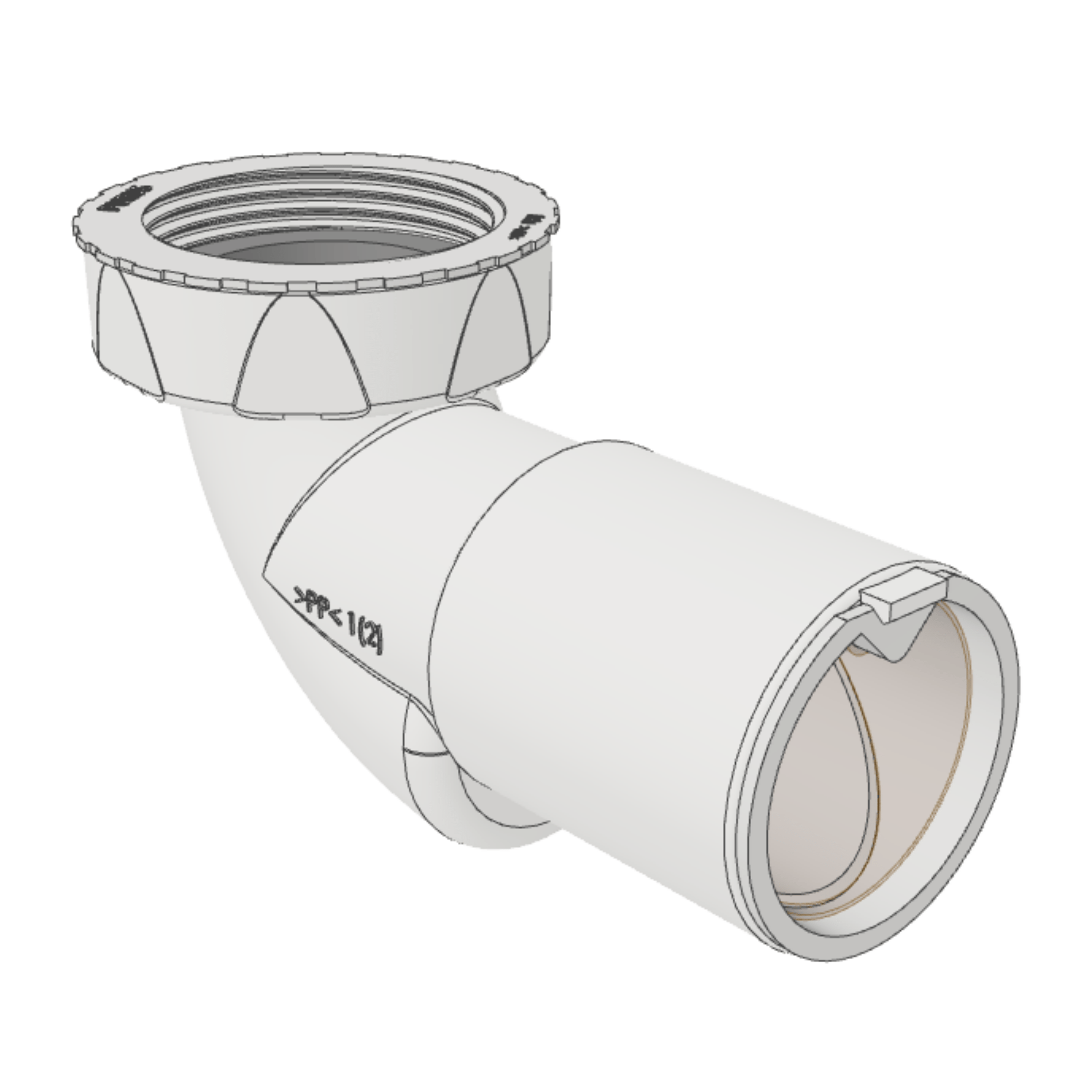VikingBad vannlås-sett PUM G1 1/4" 40mm VikingBad Vannlås VB-006977