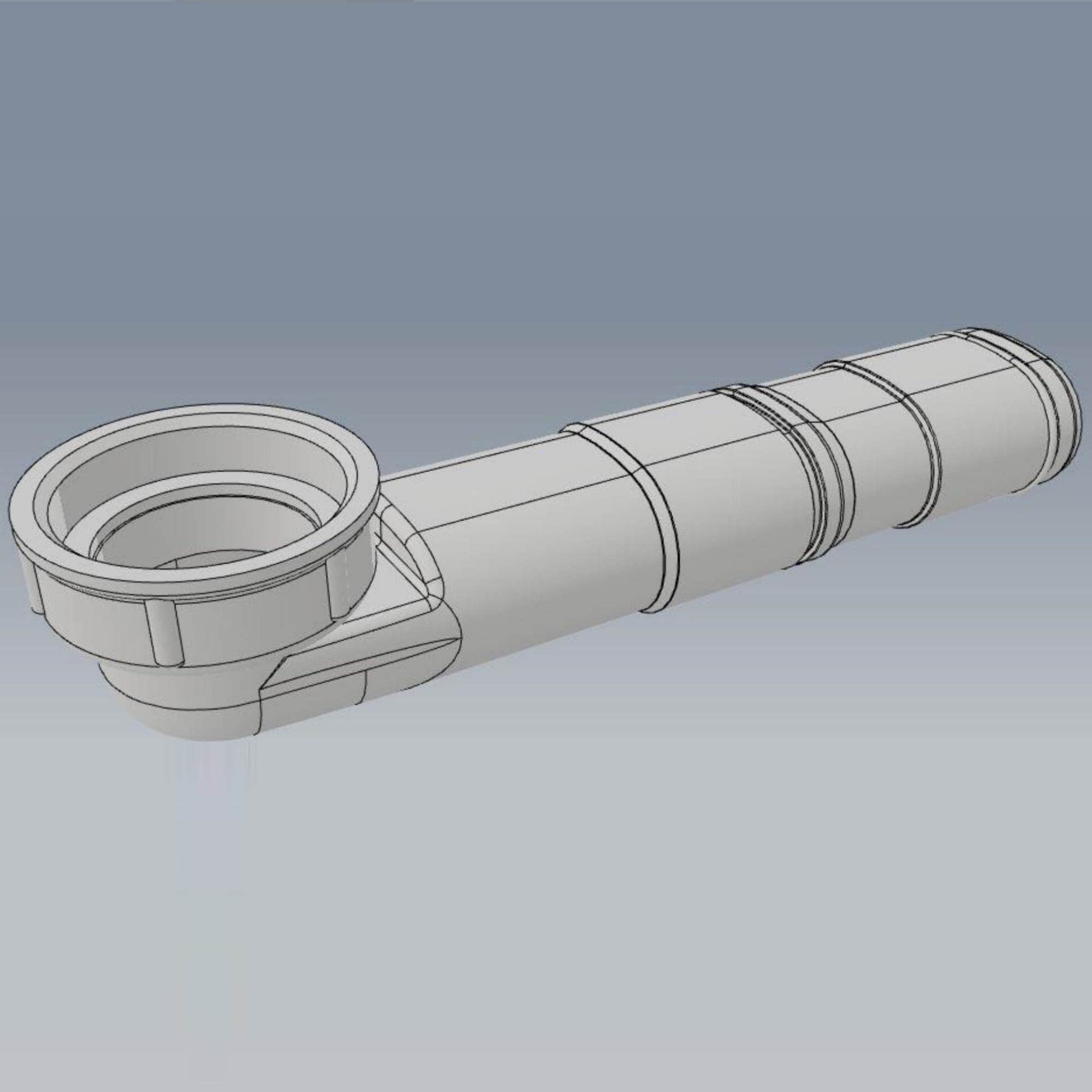 VikingBad vannlås tilkobling benkeplate 1/4" for Preloc 420 VikingBad Vannlås VB-006682