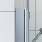 Vikingbad Veggprofil fast 70mm H195cm Utfellingsprofil for Dusjdører
