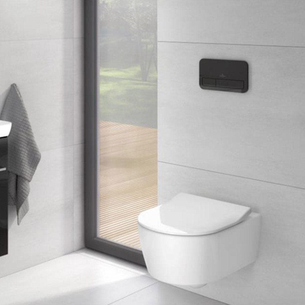 Villeroy & Boch Avento DirectFlush Slim - vegghengt toalett + sete Hvit Villeroy & Boch Vegghengt toalett VIL-5656RS01