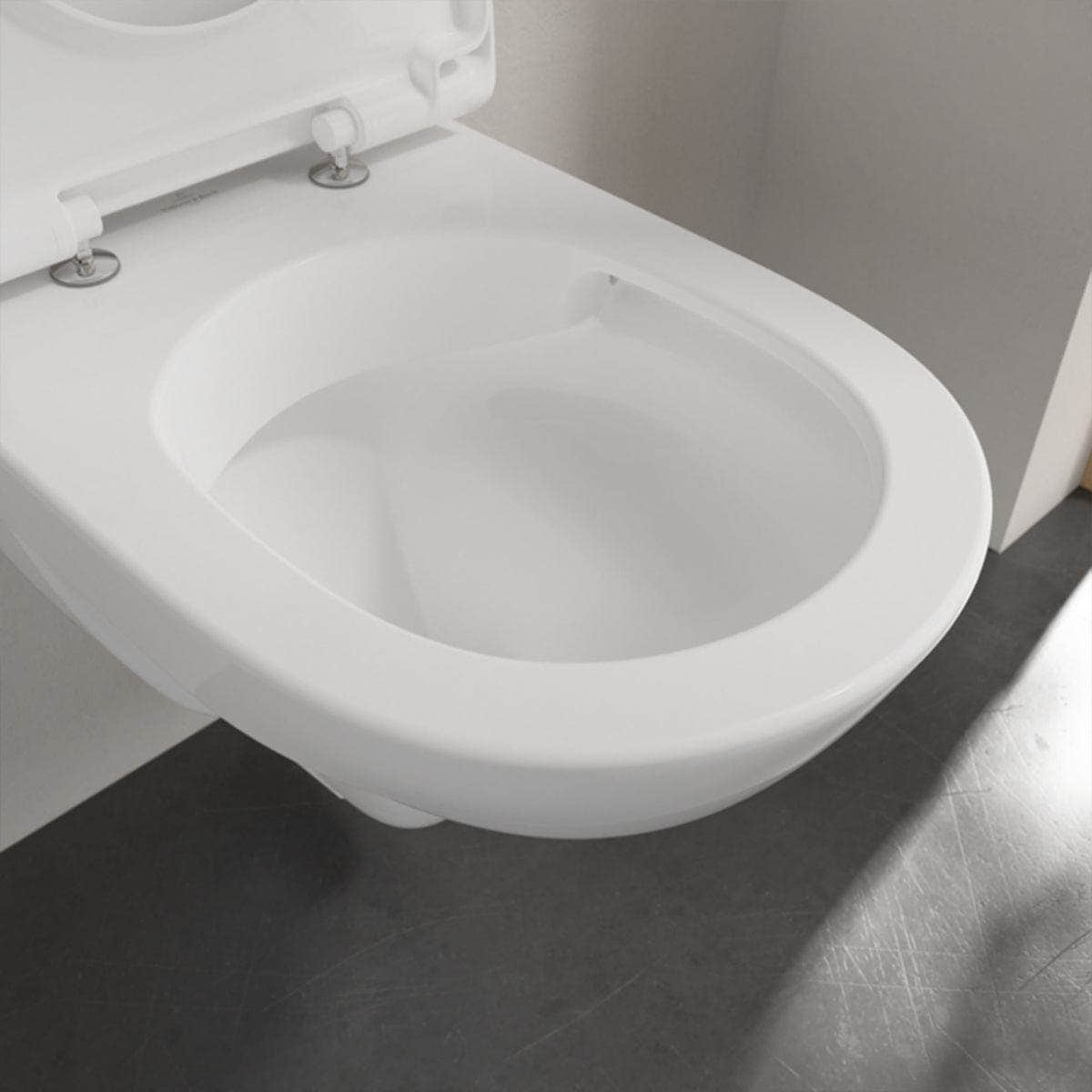 Villeroy & Boch O.novo Compact DF - veggskål og sete Villeroy & Boch Vegghengt toalett VIL-6023625