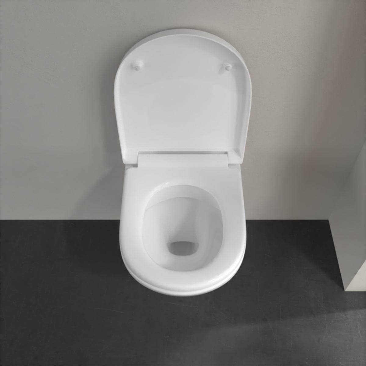 Villeroy & Boch O.novo Compact DF - veggskål og sete Villeroy & Boch Vegghengt toalett VIL-6023625
